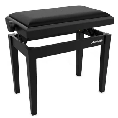Abbildung von Audibax KB600 Black Banco para Piano Teclado Ajustable Regulable. Acolchado