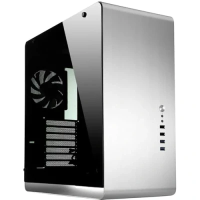 Abbildung von Jonsbo UMX4 Silver Gaming Gehaeuse, Gehaeuse Silber Gehärtetes Glas