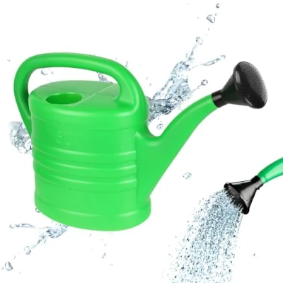 Abbildung von Garronda Gießkanne 5l aus Kunststoff für Innen und Außenbereich, Garten Wohnung Haus Blumen Zimmerpflanzen Bewässerung, Giesskanne Wasserspender GD 0044