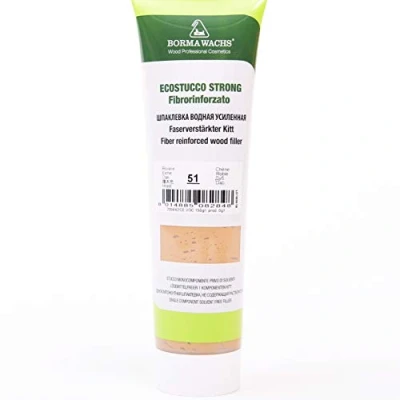 Abbildung von BORMA Faserverstärkter Holzkitt Spachtelmasse Extra Strong 200g Eiche hell 51