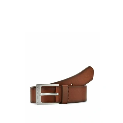 Abbildung von TOM Tailor MIT LOGOPRÄGUNG Gürtel, Herren, Größe: 85, Light brown uni