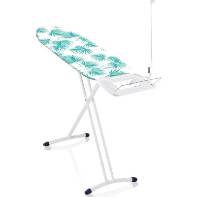 Abbildung von Leifheit Bügelbrett &quot;AirBoard Expr.M Sol.Palm Leaf&quot;, Bügelfläche 38 cmx120 cm, Made in Europe