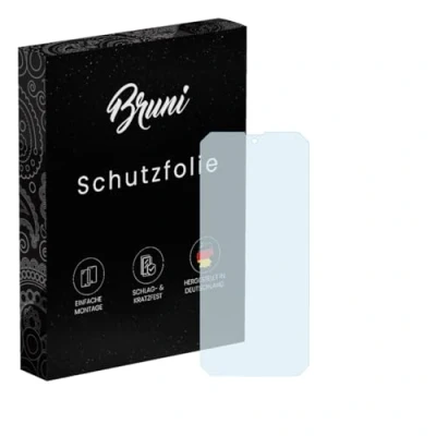 Abbildung von Bruni Schutzfolie kompatibel mit Blackview BV6200 Pro Folie, glasklare Displayschutzfolie (2X)