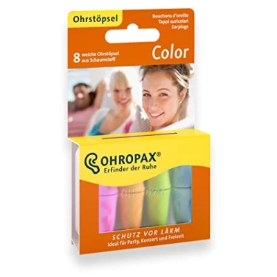 Abbildung von Ohropax Color Schaumstoff Stöpsel