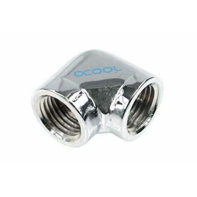 Abbildung von Alphacool 17041 HF L Verbinder G1/4 IG auf Chrome Wasserkühlung Anschlüsse