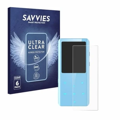 Abbildung von Savvies 6 Stück Schutzfolie für AGPtek A19X Displayschutz Folie Ultra Transparent