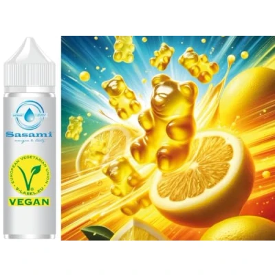 Abbildung von Gummibärchen Zitrone Aroma Konzentrat Vegan Sasami 10ml