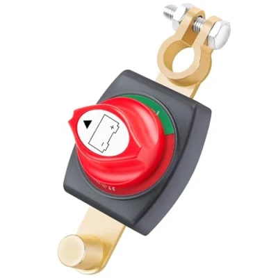 Abbildung von Bolatus Batterie Trennschalter 12V 48V, Auto Batteriehauptschalter Wasserdicht, Hauptschalter für Truck Motorrad Wohnmobile Marine Boat
