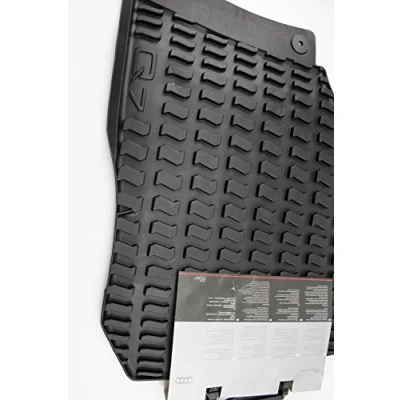Abbildung von Audi 4L1061501041 Gummifußmatten Vorne, Schwarz, 2 Stück