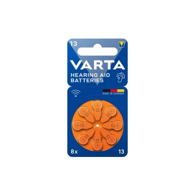 Abbildung von Varta hearing aid battery 13 blister 8 24606101418