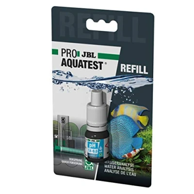 Abbildung von JBL Wassertest Nachfüller, Für Teiche, Süß /Meerwasser Aquarien, ProAquaTest pH 7.4 9.0 Refill, 1 Stück