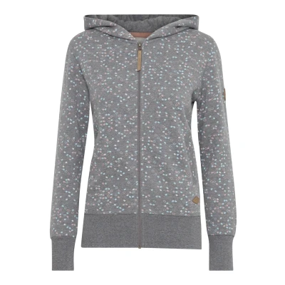 Abbildung von Oxmo Oxbeatrice Sweatjacke, Damen, Größe: Medium, Medium grey melange