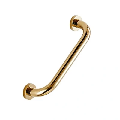 Abbildung von Inchant Messing Griff Haltegriff Badezimmer Golden Handgriff Duschgriff Unterputz Wandmontage 30cm