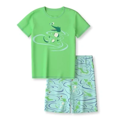 Abbildung von Calida Crocodile Nachtwäsche Set für Kinder, Größe: 92, Bright green