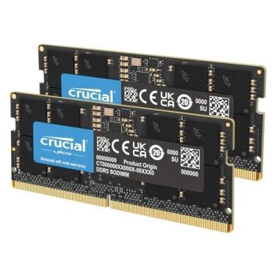 Abbildung von Crucial 64GB Kit (2x32GB) DDR5 4800 CL40 SO DIMM Arbeitsspeicher
