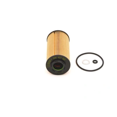 Abbildung von BOSCH F 026 407 062 Ölfilter mit Dichtungen Filtereinsatz HYUNDAI: Getz, i30 I Schrägheck, ACCENT 3, KIA: cee‘d Kombi, Picanto