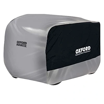 Abbildung von Oxford CV210 Aquatex ATV 2016 Geländegängig Fahrzeug Quad Motorrad Regen/Sonne/Staub/Schnee Abdeckung weiß blau, Large