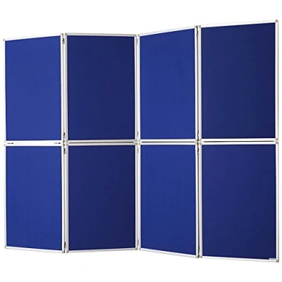 Abbildung von magnetoplan 1101016 Raumteiler Filz, 8 teilig Blau