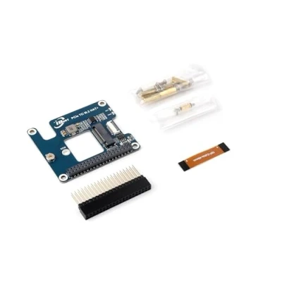 Abbildung von PCIe to M.2 Adapter Board Compatible with Raspberry Pi 5,Supports NVMe Protocol 2230/2242 Size Solid State Drive,Supports Gen2 and Gen3 Modes, High Speed Reading/Writing