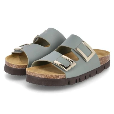 Abbildung von Beliana Pantolette flach, Damen, Größe: 40, Grün Schuhe