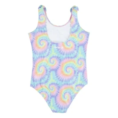 Abbildung von Hurley Mädchen Hrlg Shoulder Tie 1pc Swimsuit Einteiliger Badeanzug, Pink, 10 años