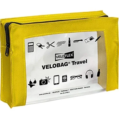 Abbildung von 6 x Veloflex Reißverschlusstasche Velobag Travel A5 gelb