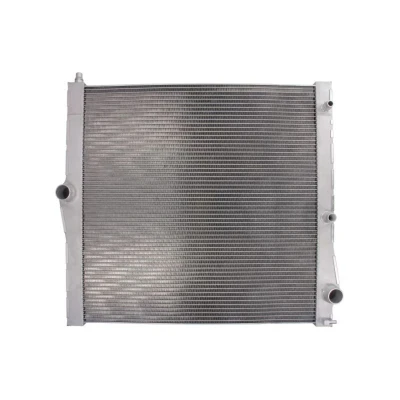 Abbildung von NRF 550138 Kühler, Motorkühlung Aluminium 593 577 34 Kühlrippen gelötet BMW: X5, X6