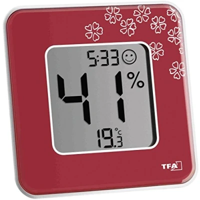 Abbildung von TFA Dostmann Hygrometer Style Thermo /Hygrometer Rot