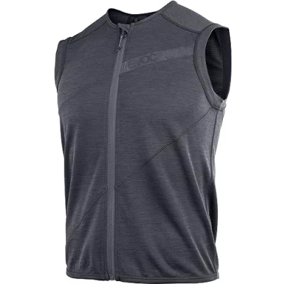 Abbildung von EVOC PROTECTOR VEST LITE MEN, Protektorenweste (LITESHIELD FLEX Rückenprotektor, S.Café(R) Polyester Jersey, AIRO Hüftgurt, maschinenwaschbares Fahrradzubehör, Größe: S), Schwarz