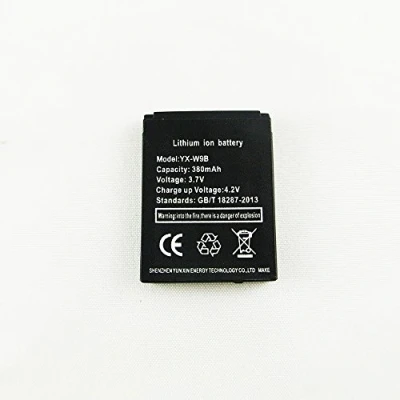 Abbildung von Smart Watch Batterie YX W9B wiederaufladbare Lithium mit 380MAH Kapazität