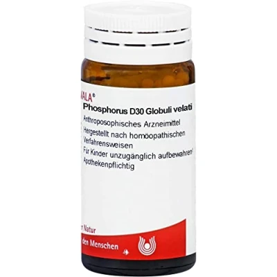 Abbildung von Phosphorus D 30 Globuli 20 g