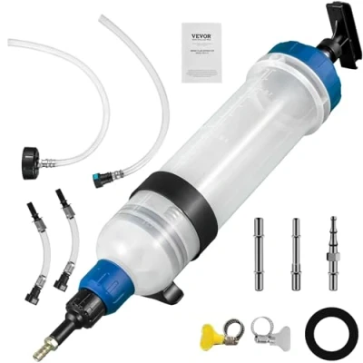 Abbildung von VEVOR 1500mL Handpumpe Ölabsaugpumpe Öl Getriebeöl Absaugpumpe Absaugsprize Befüllspritze Ölpumpe Manuell Flüssigkeit Absaugen Einfüllen,ATVs, Boote, landwirtschaftliche Geräte, Kraftfahrzeuge