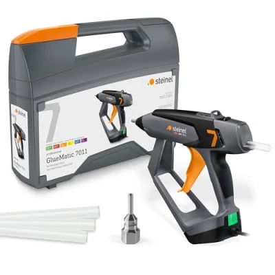 Abbildung von steinel Heißklebepistole GlueMatic 7011 Koffer Set, 35 gr/min, Aufheizzeit in 1,5 2 min
