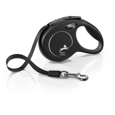 Abbildung von Hundeleine Flexi New Classic Tape XS 3m/12kg SCHWARZ