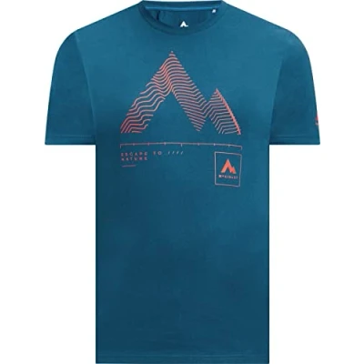 Abbildung von McKinley Kanno T Shirt Blue Petrol/Red 3XL