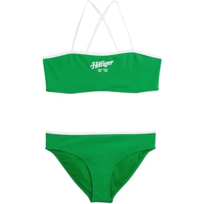 Abbildung von Tommy Hilfiger Bralette Bikini für Kinder, Größe: 164 176, Radiant green