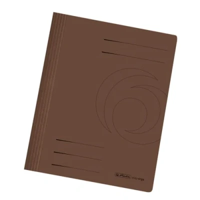 Abbildung von Herlitz 10900223 Schnellhefter A4 Karton gefaltet braun intensiv 10er Packung