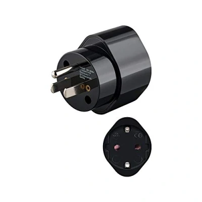 Abbildung von Goobay Netzadapter Schutzkontaktbuchse US/Japan Stecker (Typ F, CEE 7/4) &gt; B, NEMA 5 15, 3 polig)