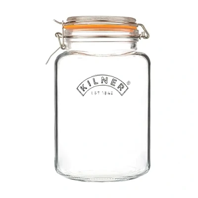 Abbildung von Kilner Quadratisches Einmachglas mit Bügelverschluss, 3 l