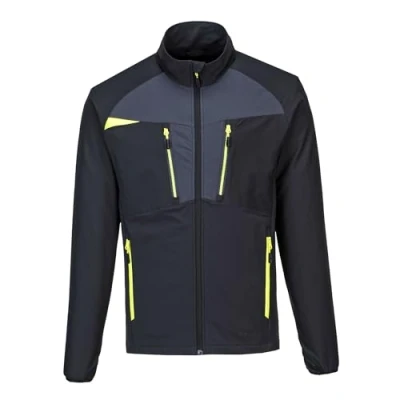 Abbildung von Portwest DX4 Base Layer Top mit Reißverschluss, Größe: XL, Farbe: Schwarz, DX480BKRXL