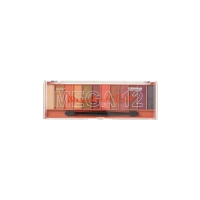 Abbildung von Technic Mega Lidschatten Palette 12 pigmentierte, lang anhaltende, leicht aufzutragende und verblendbare Farbtöne für den perfekten Tages Abendlook 18g (Marrakech)