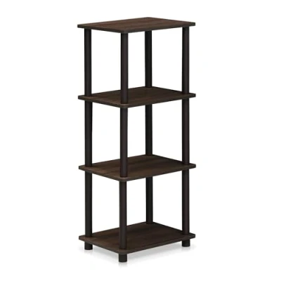 Abbildung von Furinno Raumregalsystem mit 3 Fächern, holz, Nussbaum/Braun, 29.46 x 92.71 cm