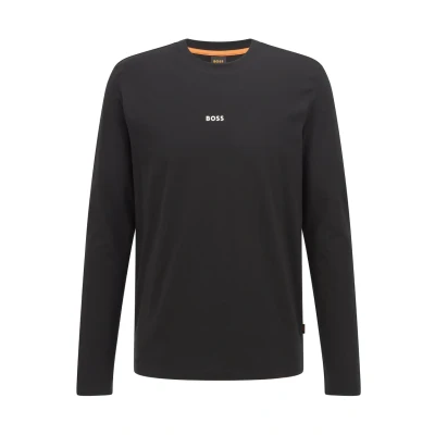 Abbildung von BOSS Tchark Langarmshirt, Herren, Größe: 4XL, Black