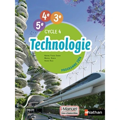 Abbildung von Technologie cycle 4 (5ème/4ème/3ème) Livre + Licence élève 2016