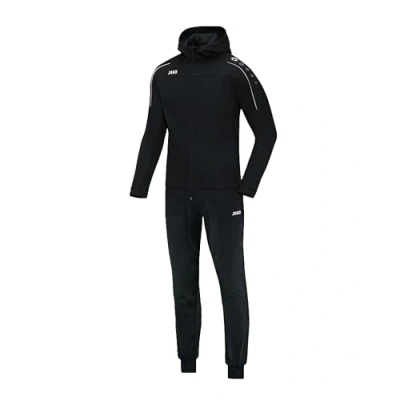 Abbildung von JAKO Herren Trainingsanzug Polyester Classico mit Kapuze, schwarz, M, M9450