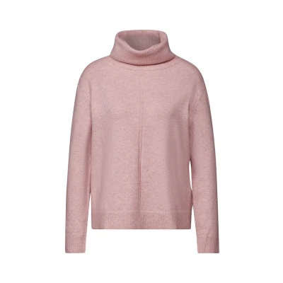 Abbildung von Street One Rollkragen Strickpullover, Damen, Größe: 42, Rosa