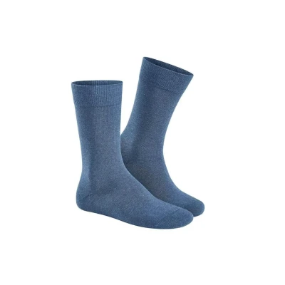Abbildung von Hudson Herren Relax Cotton druckfreier Bund Socken, Marine Mel. 0387, 46