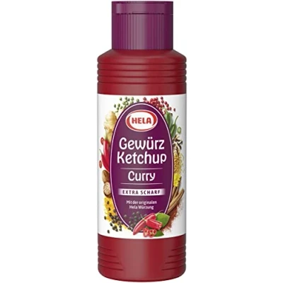 Abbildung von Hela Curry Gewürz Ketchup extra hot, 6er Pack (6 x 348 g)