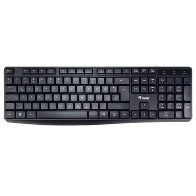 Abbildung von Equip 245210 Kabelgebundene USB Keyboard schwarz, deutsch