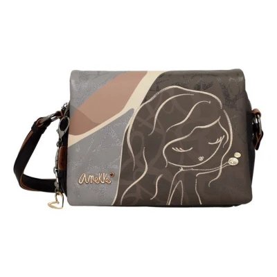 Abbildung von Anekke Heartbeat Umhängetasche, große Kapazität, Maße: 24/18/8 cm, Zubehör und Accessoires für Damen, Mehrfarbig